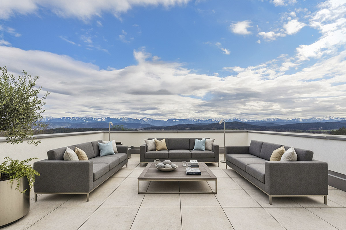 Terrasse Obergeschoss – Visualisierung